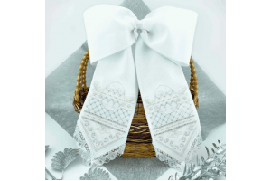 Набір для вишивання нитками великоднього банта на кошик VMB_001_R